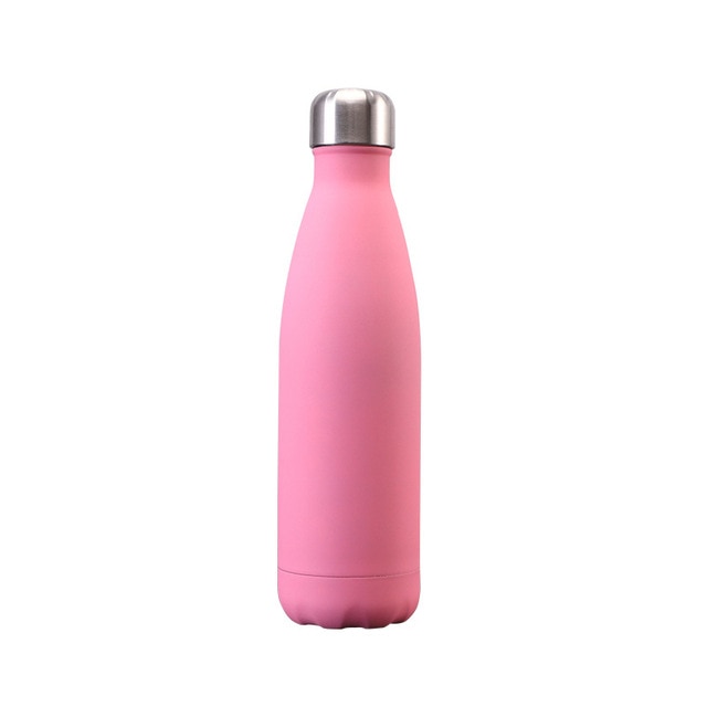 Portable stainless steel water bottle add your text