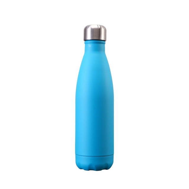 Portable stainless steel water bottle add your text