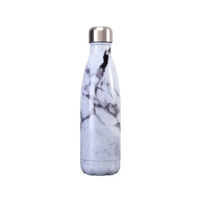 Portable stainless steel water bottle add your text